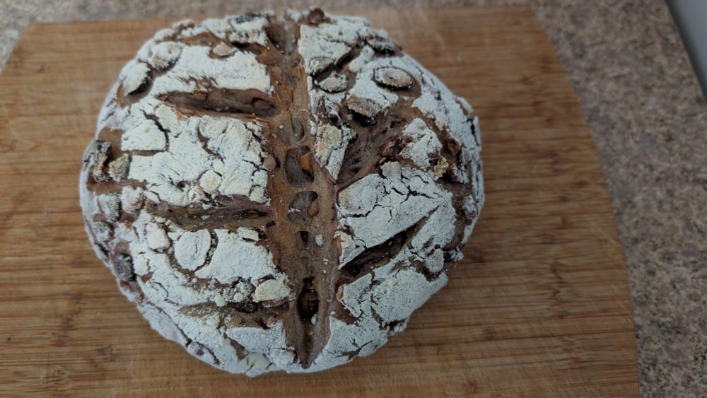 #olive_garlic_walnut_sourdough_bread