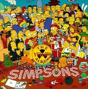 Simpsons yellow album cover