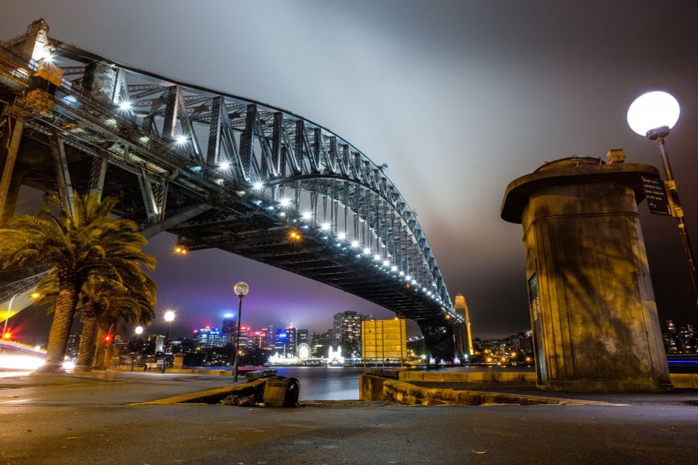 Sydney Harbor Bridge at Night