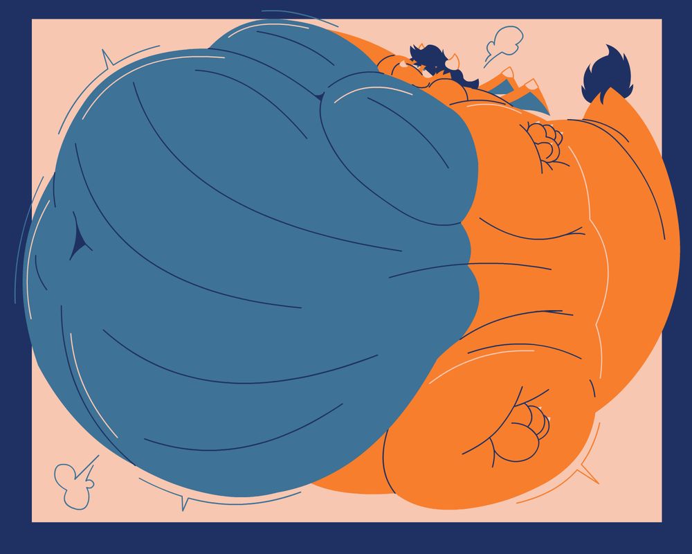 very fat dragon enjoys also being full of air (wilgeon)