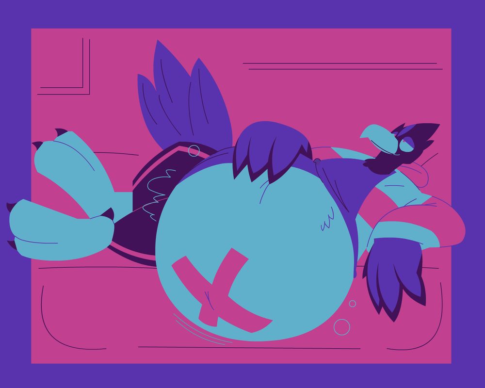 corvisquire casually lounging while round (schwarz)