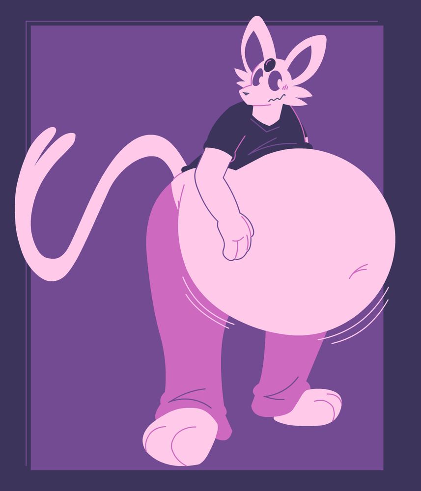 flustered espeon with round ballgut (snake)