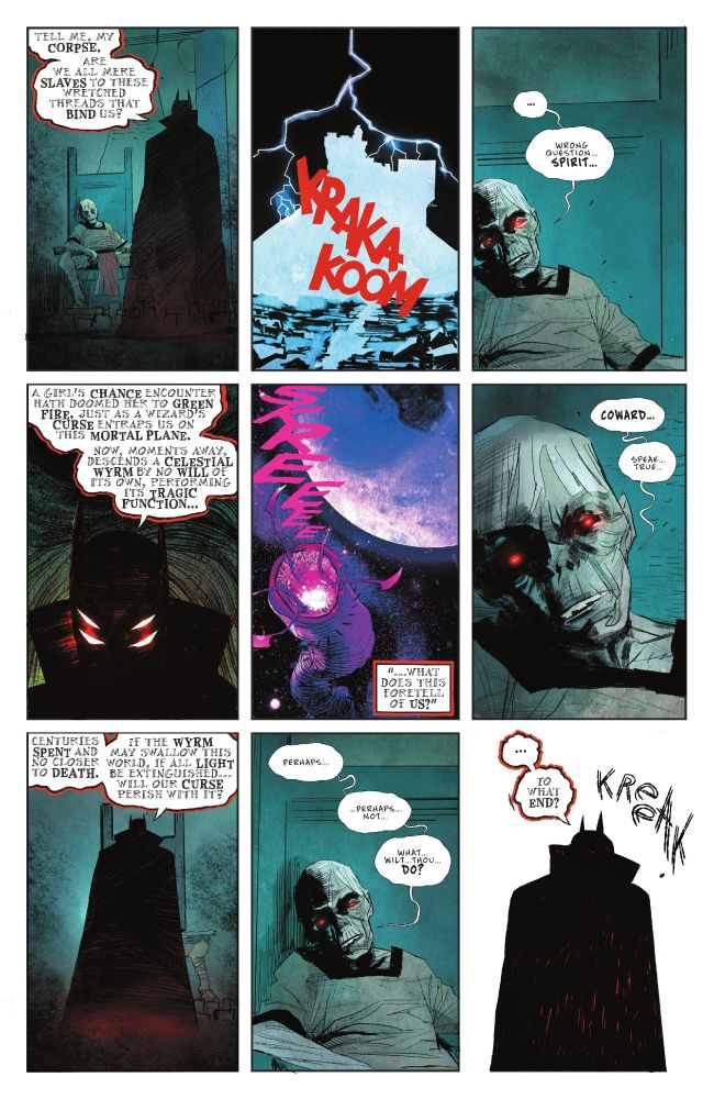 Green Lantern Dark #7, art by Werther Dell'edera, colours by Giovanna Niro