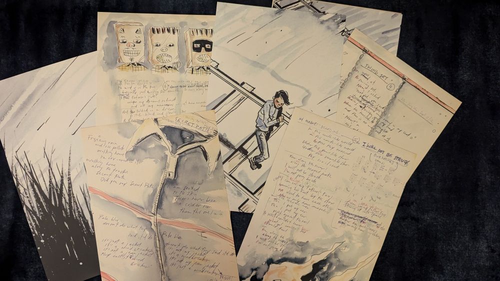 Inserts for Gord Downie's Secret Path, illustrated author's notes
