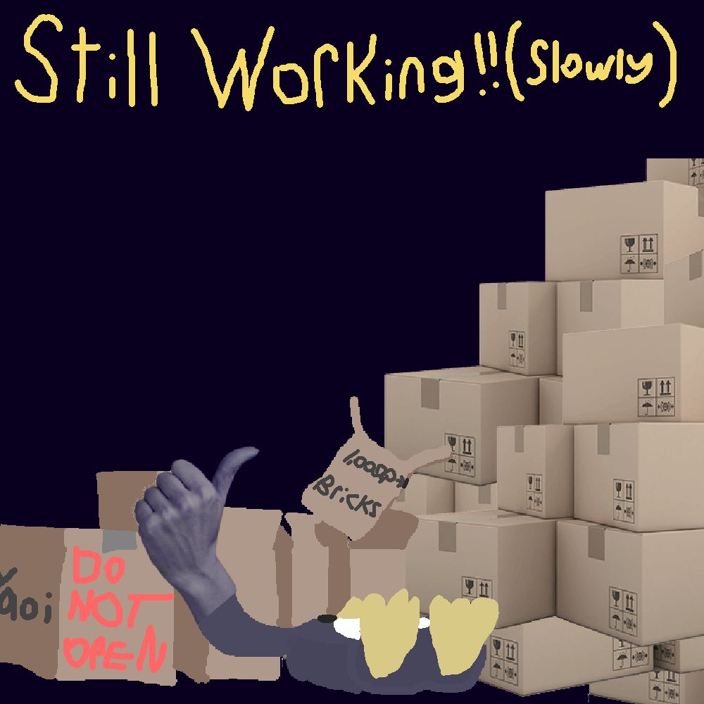 The penguin is exhausted but still working hard, or is he hardly working? *thunderous applause*