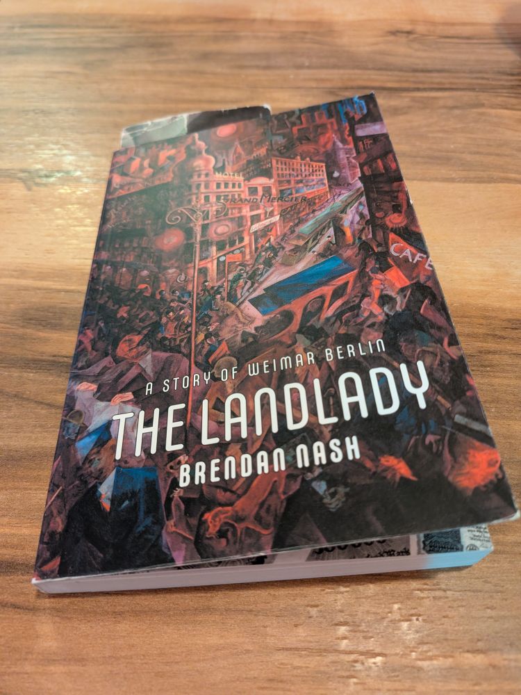 Book titled "The Landlady" by Brendan Nash