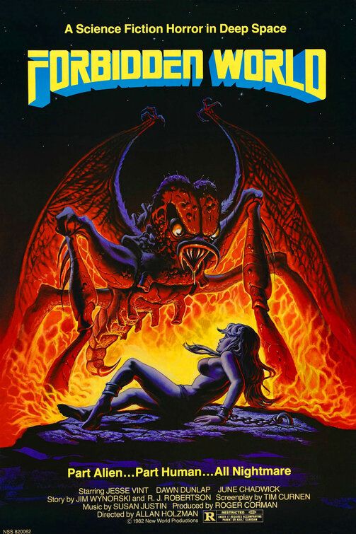 Forbidden World (1982) movie poster!
