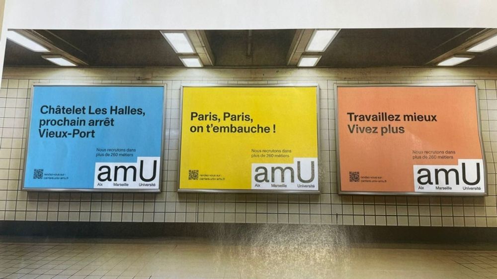 Marseille confidentiels : "Paris, Paris, On t’... embauche !", étonnante campagne de pub dans le métro parisien