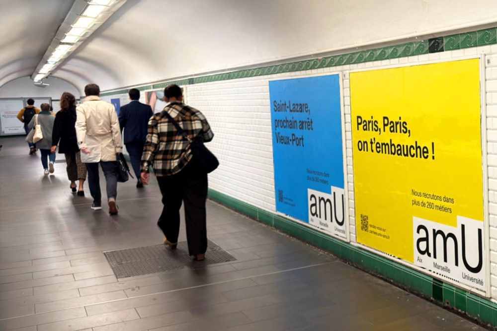 Aix-Marseille Université, une campagne de recrutement qui se démarque jusqu'à Paris