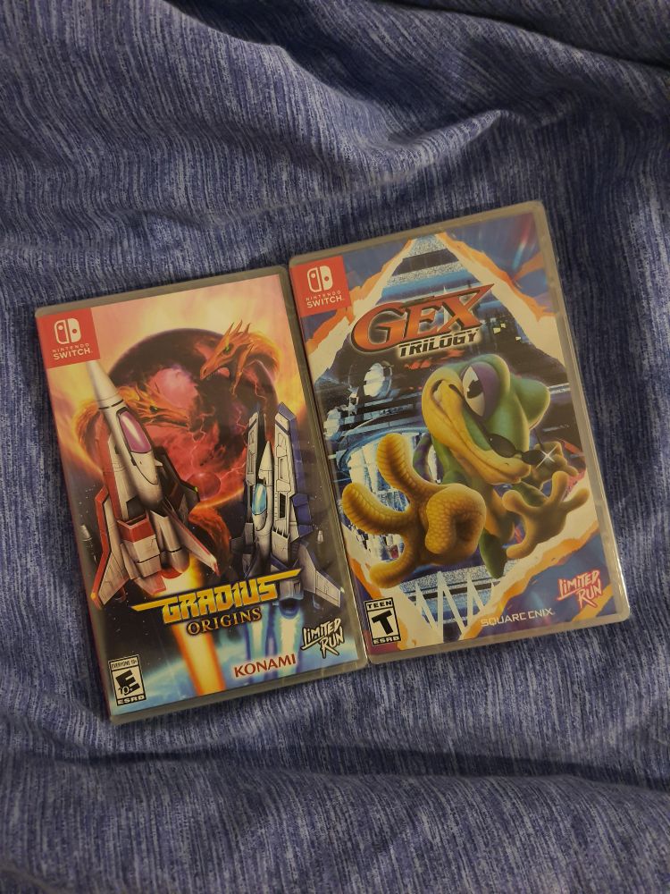 Gradius Origins and Gex Trilogy for Nintendo Switch