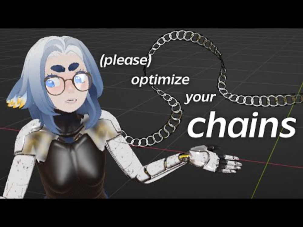 Optimized Chain Jewelry for VRChat | Beginner Friendly | Blender