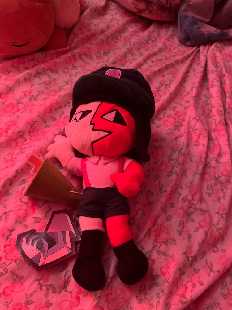 BBQ ENA plush doing her pose