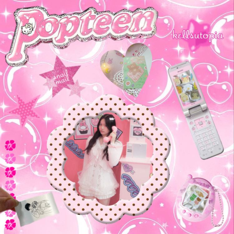 decorated magazine cover for my snail mail