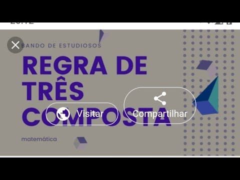 matemática fácil de aprender- Regra de três composta