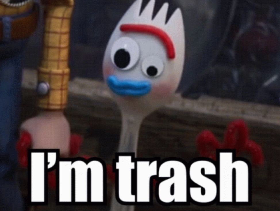 Trash from Toy Story