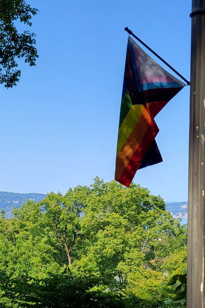 A pride flag. 