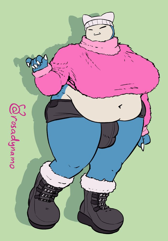 anthro Snorlax girl