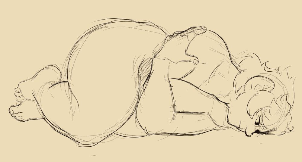 Namari from Dungeon Meshi nude modeling