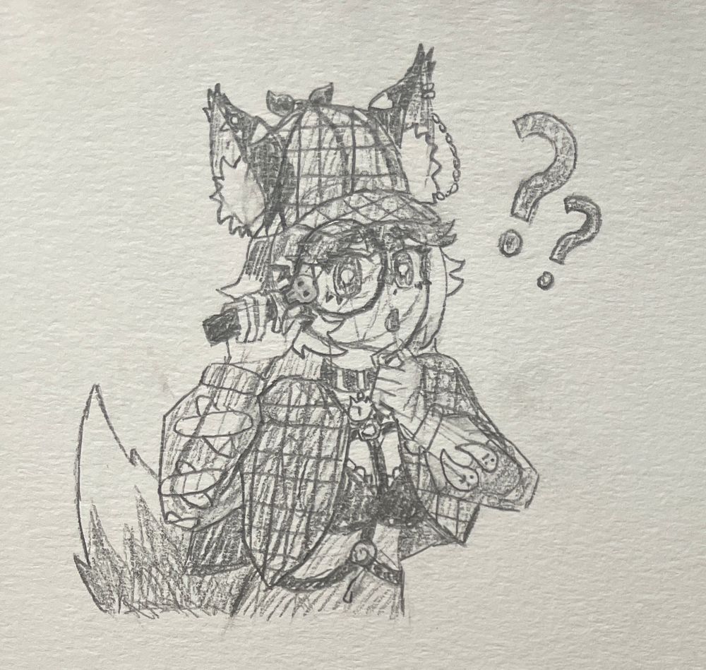 Sketch of K1tch3n as a detective