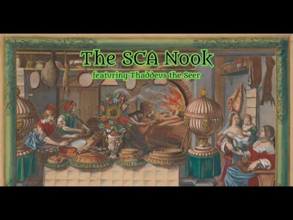 The SCA Nook featuring Thaddeus the Seer the Winner of the Heavy Fighting Birka Competition!