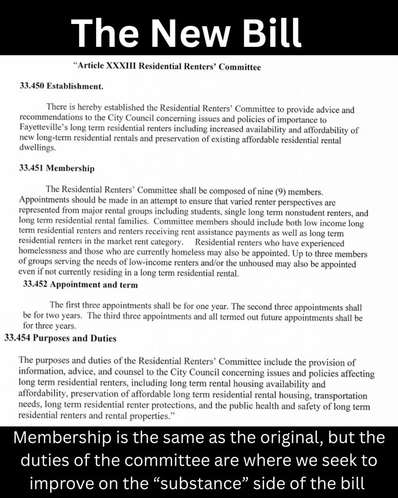 The New Bill

Membership is the same as the original, but the duties of the committee are where we seek to improve on the “substance” side of the bill