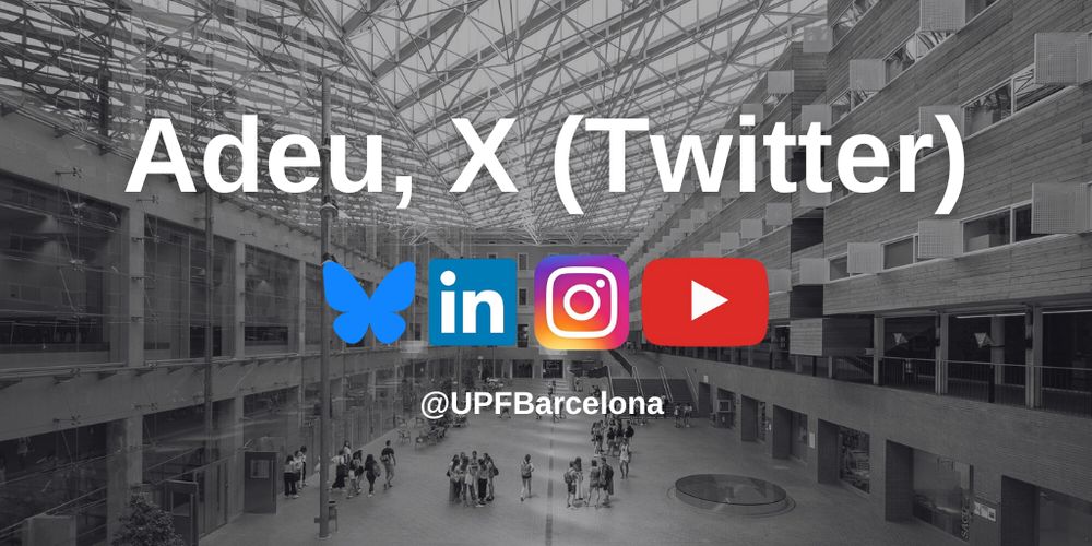 La UPF deixa de publicar a X