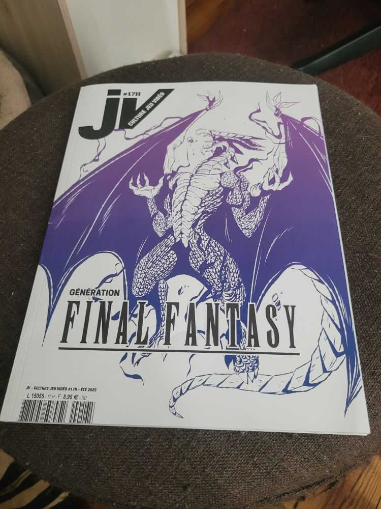 Magazine JV le mag hors-série Final Fantasy avec Bahamut en couverture