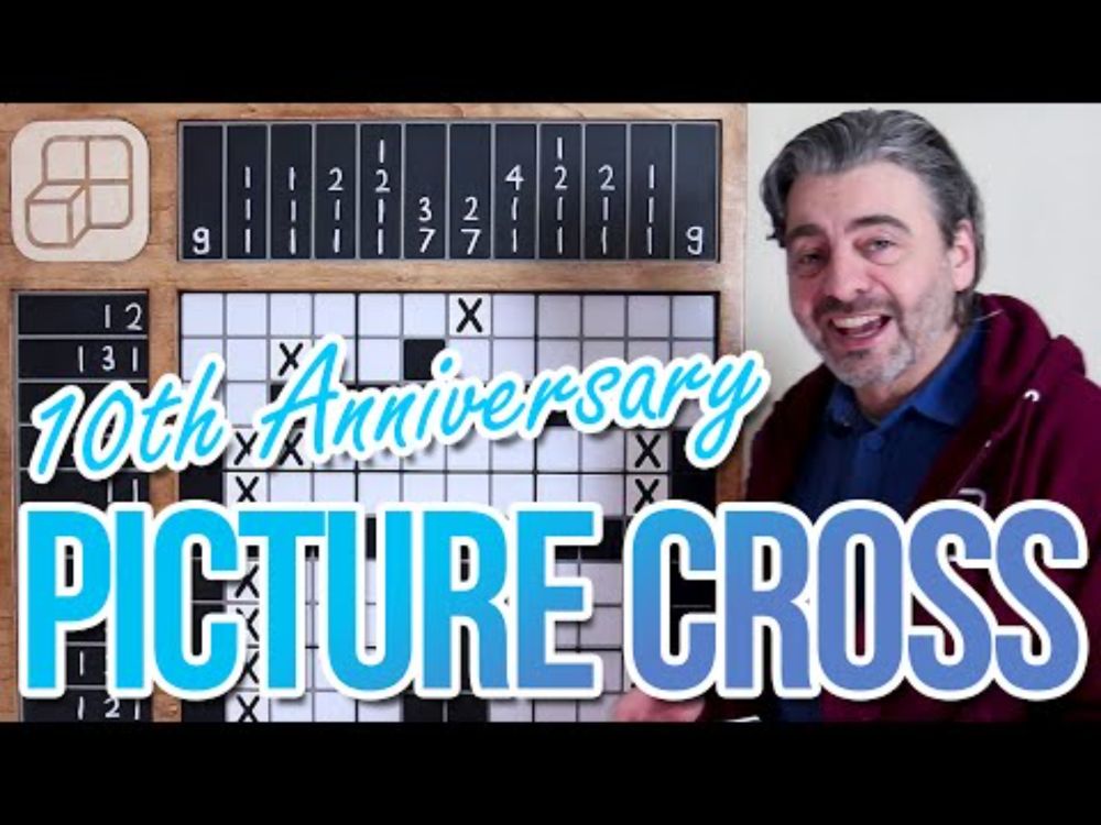 Picture Cross: Solving a 12x12 puzzle (10th Anniversary Special!)