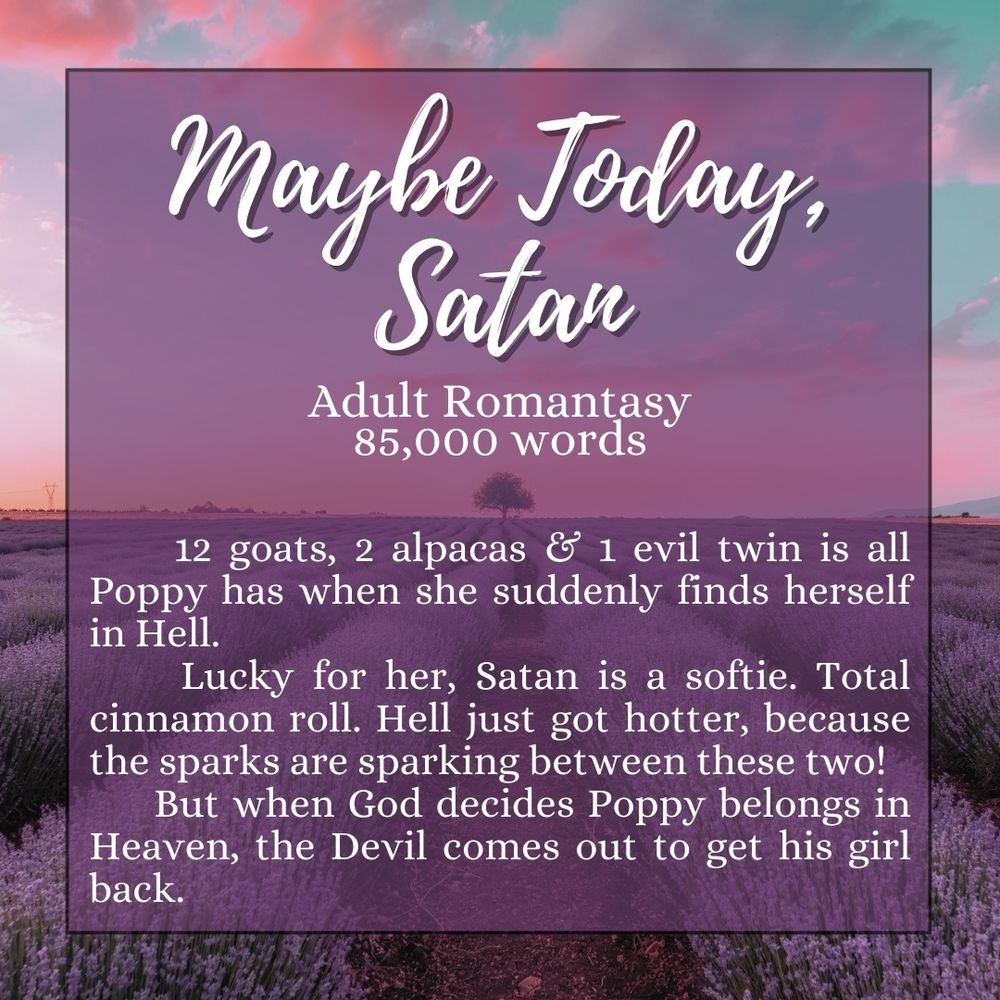 A pitch card for Maybe Today, Satan