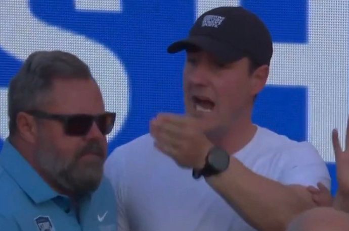 jimmy coenraets big mad and pointing with his whole hand for some reason