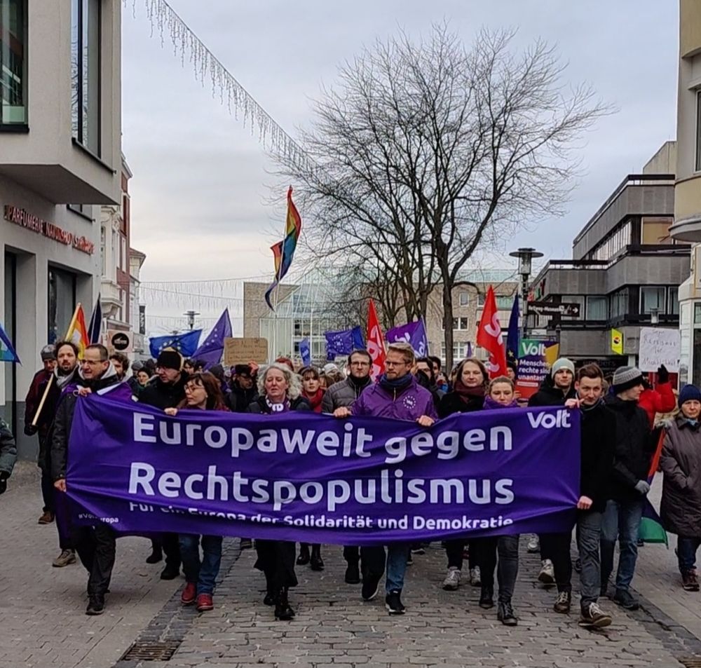 Demozug in Unna