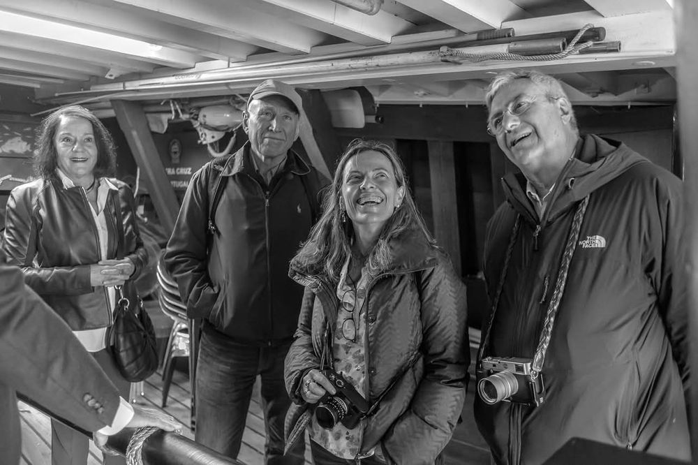 Lélia, Sebastiao Salgado, me and my husband Jose A. Salcedo 