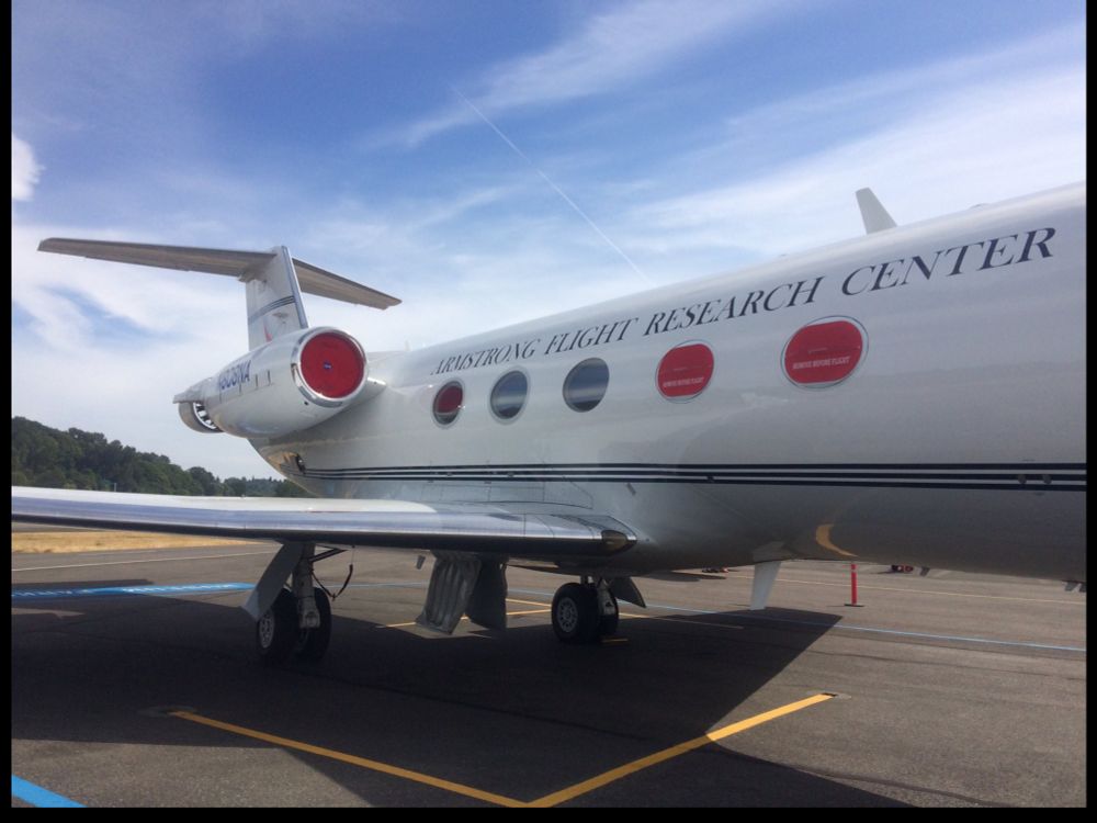 NASA Gulfstream Boeing Field
