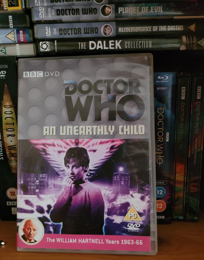 A DVD of the first Doctor Who serial, An Unearthly Child, first broadcast today in 1963.