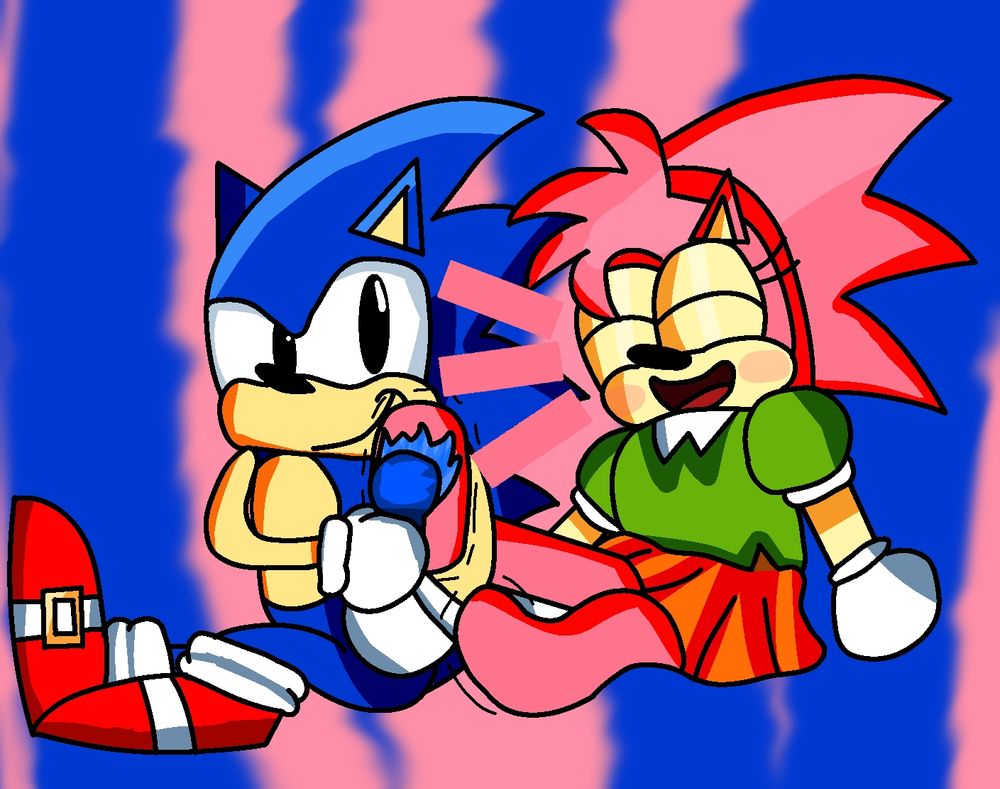 Sonic Tickle Amy With And Sonic Branded Brush
Yes A Sonic Branded Brush (I Think Is Pretty Funny)
Also NOT A FETISH!!!!!