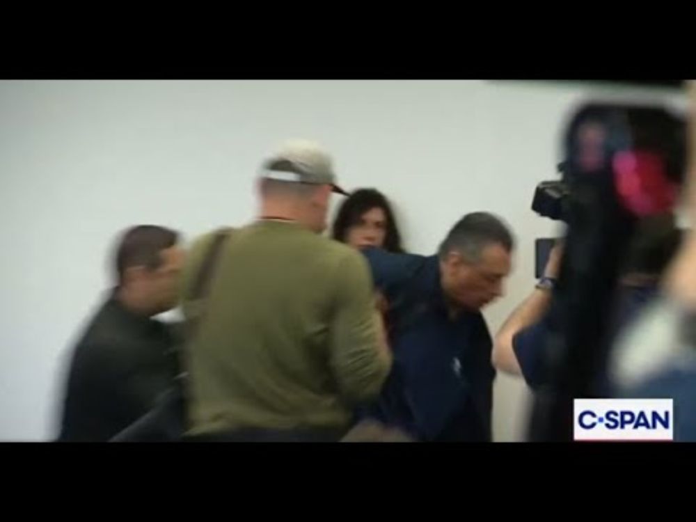 Sen. Alex Padilla Forcibly Removed from New Conference with Reactions