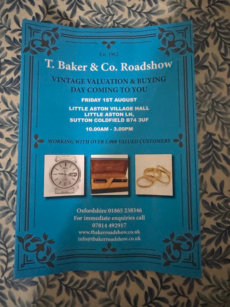 The front page advertisement the valuation day. Fine.