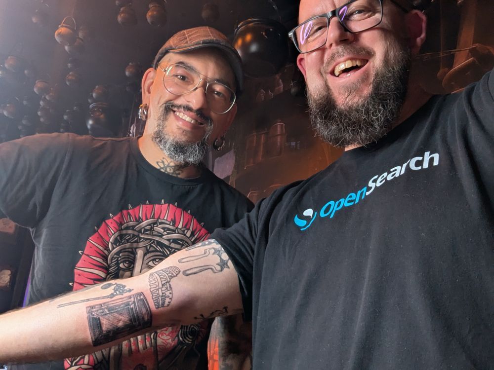 tattoo artist and I after he finished the work 