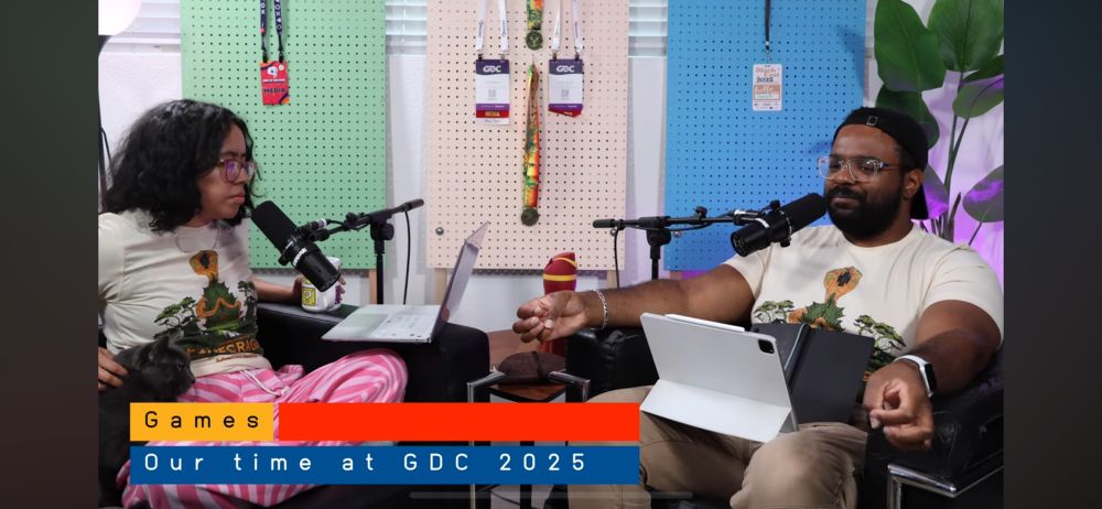 Janet and Isaiah recording the podcast with Bruce on Janet’s lap. 