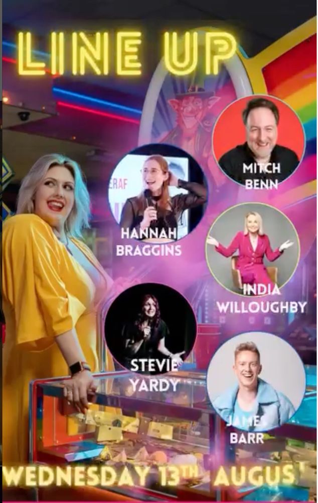 Vix Leyton hosts. Guests: Mitch Benn, Hannah Braggins, India Willoughby, Stevie Yardy, James Barr.