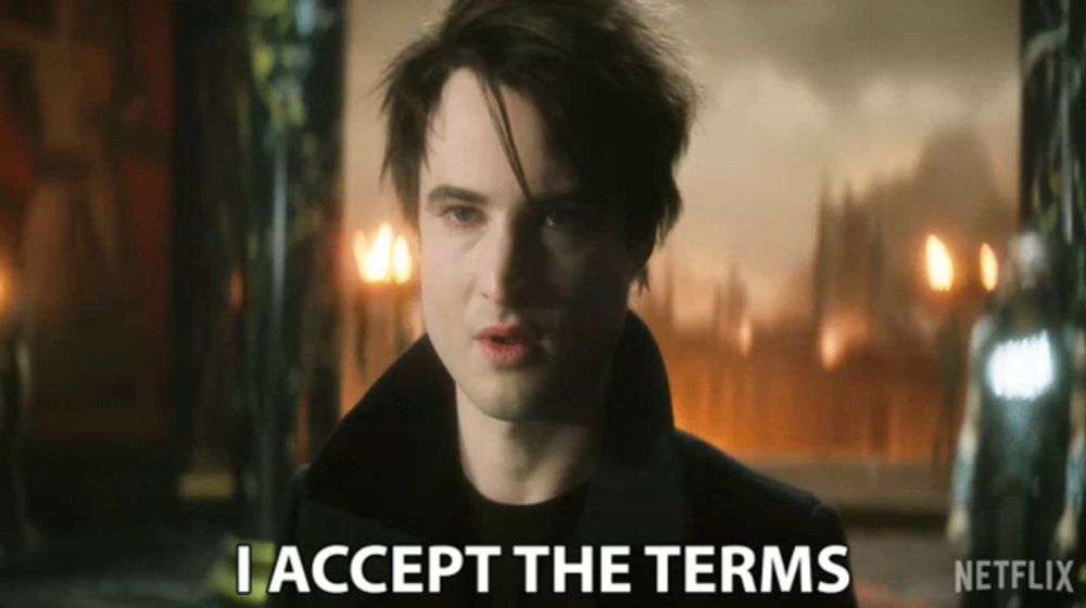 I Accept The Terms Dream GIF