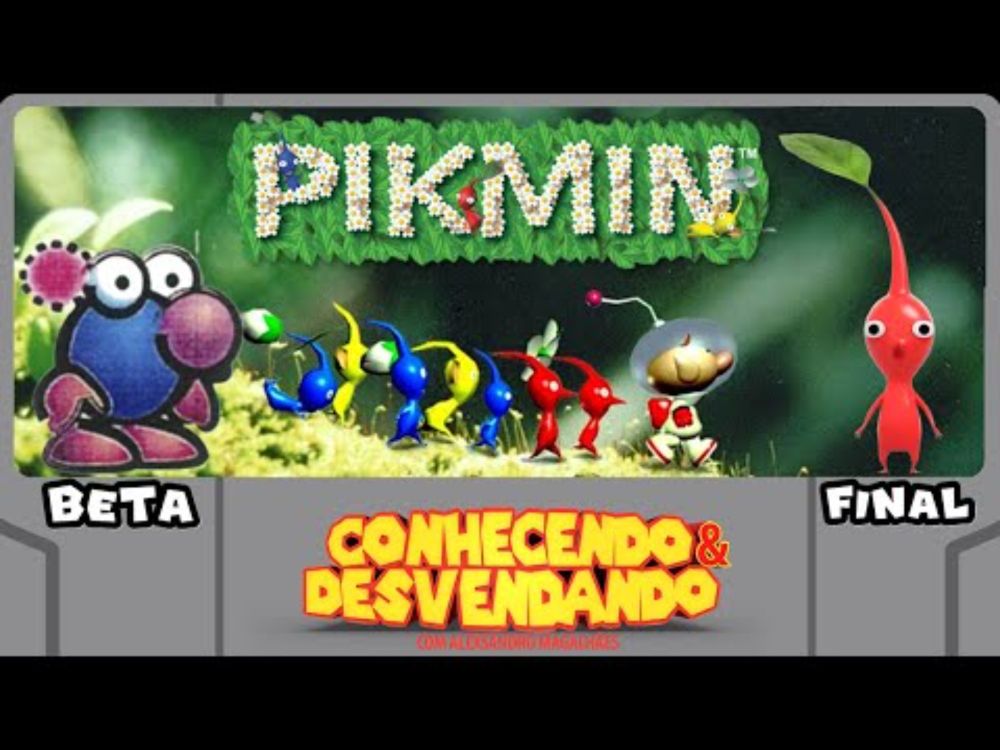 A História da Criação e a Beta de Pikmin  | C&D