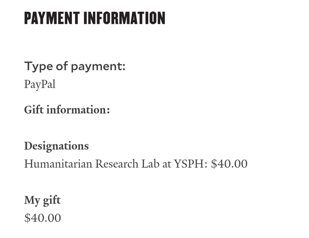 Fiver Friday - Yale Humanitarian Research Lab