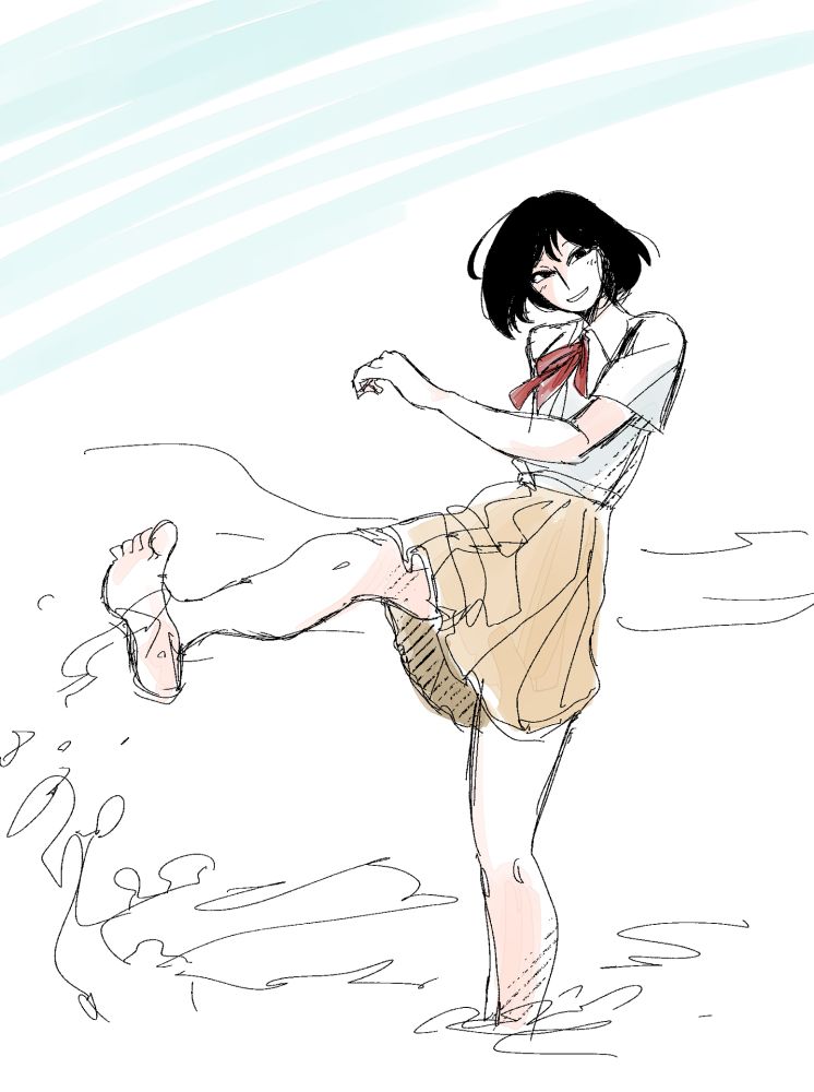 加藤小夏さんのグラビアスケッチ