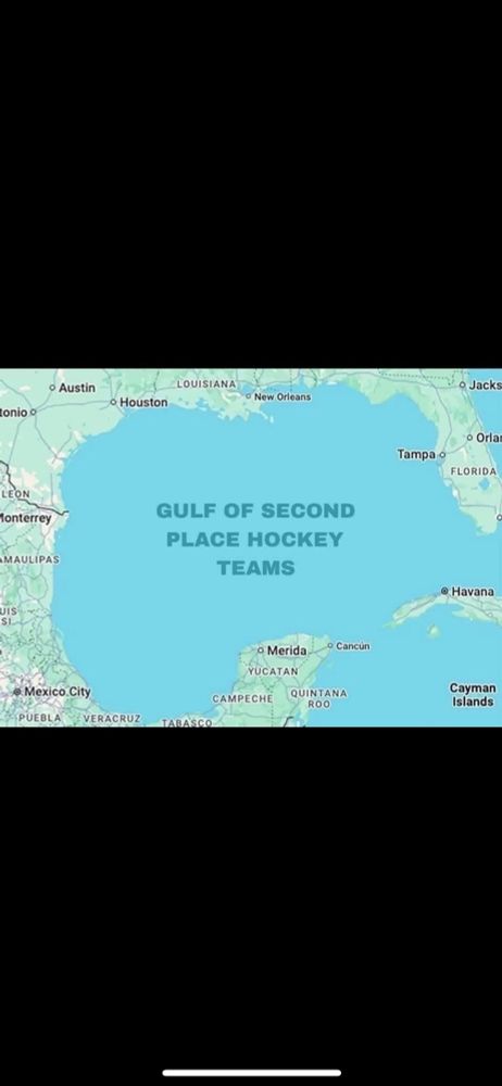 Gulf of Second Place Hockey Teams 