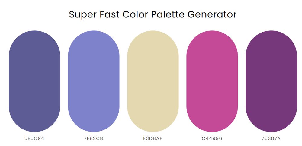 Blue/white/pink/purple color palette that the author 100% totally followed