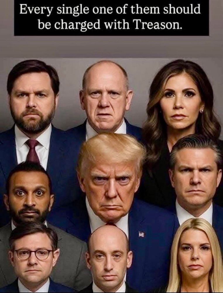 Every single one of them should be charged with Treason.