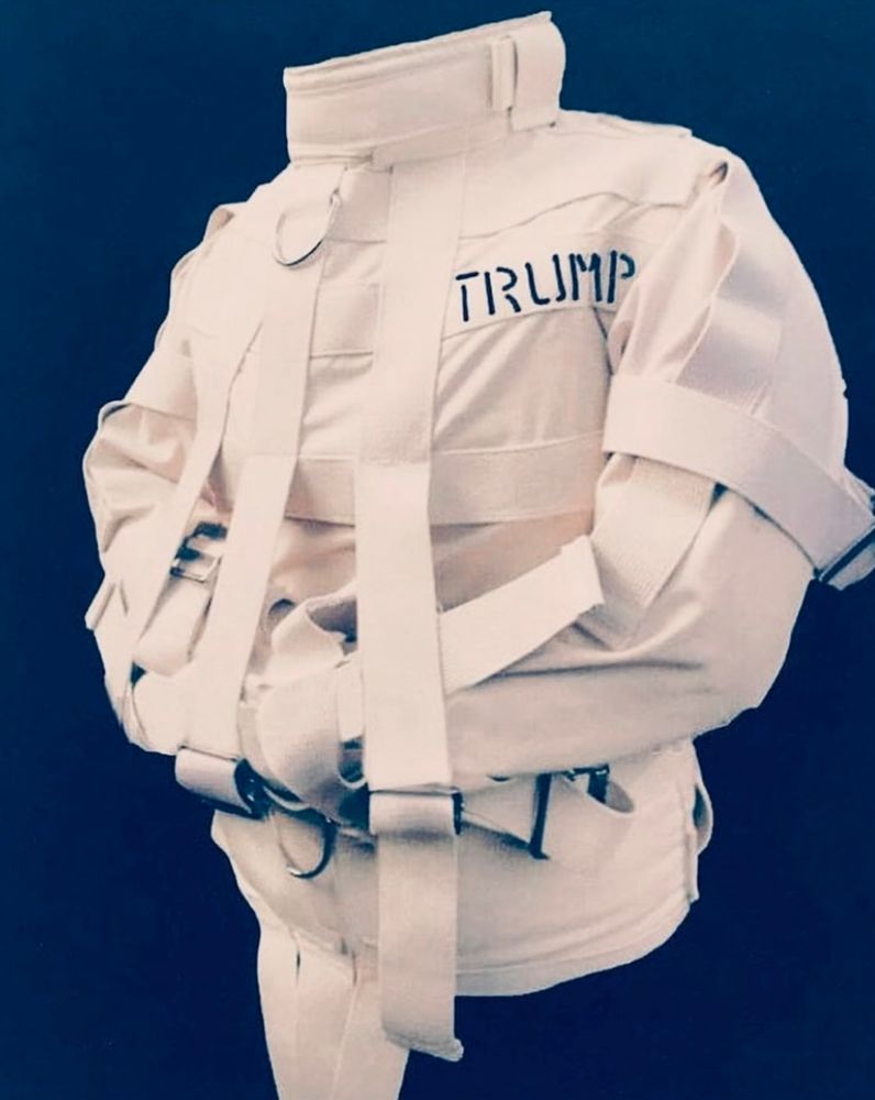 Trump straight jacket