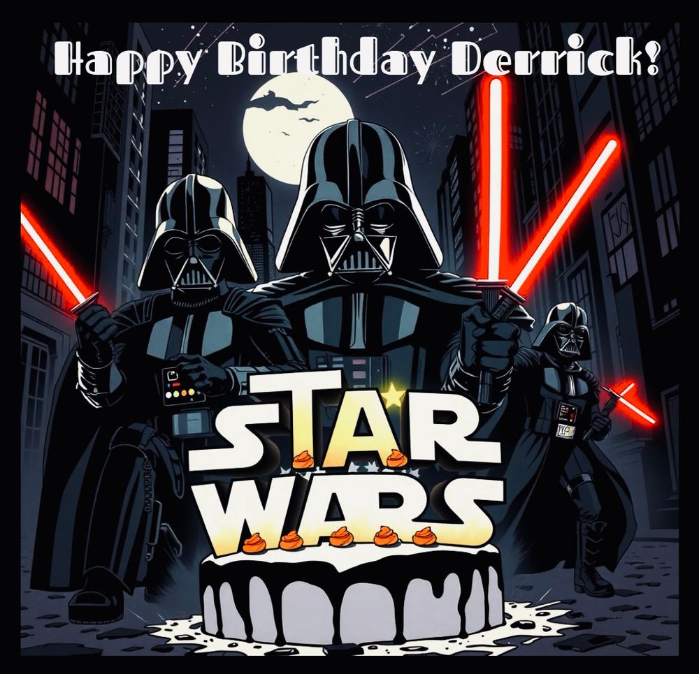 Happy Bir hday Derrick?
SAR
WARS