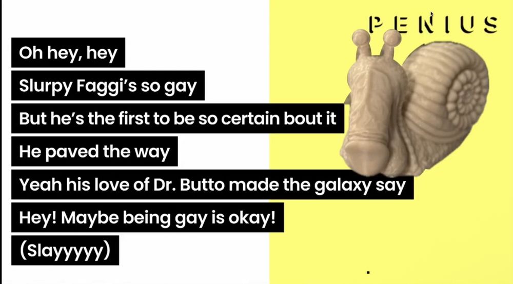 PENIUS Verified Behind the lyrics. Chorus to Slurpy Faggi